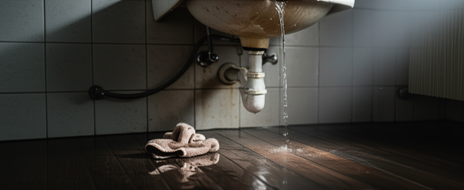 Badkamer lekkage - lekdetectie Badkamer lekkage - lekdetectie